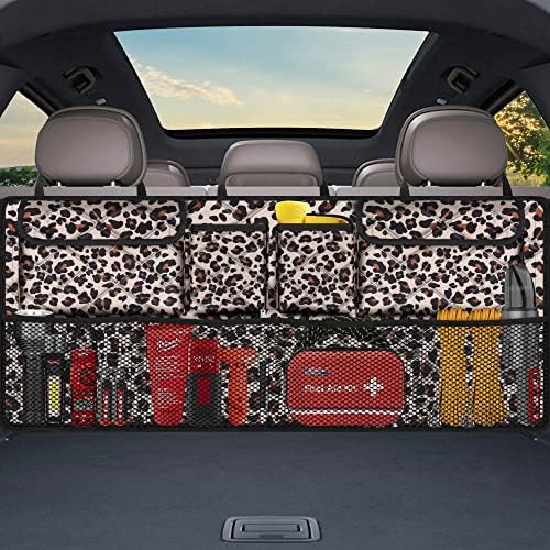 Femuar Car Trunk Organizer, Large Capacity Backseat Trunk Organizer, - Image 7