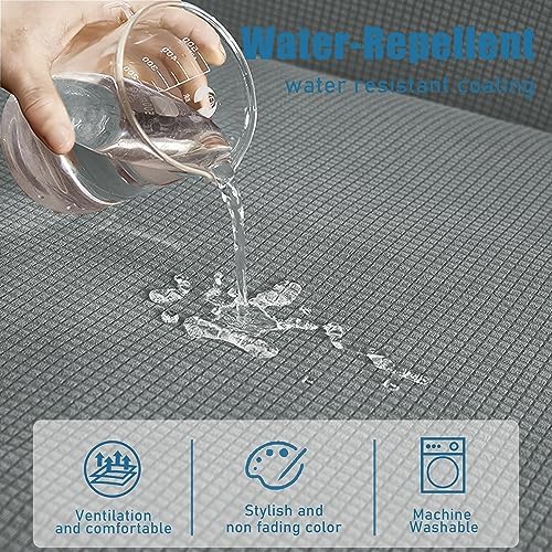 Water Repellent Sofa Cushion Slipcovers, Stretch Seat Cushion Covers Sofa Covers - Image 3
