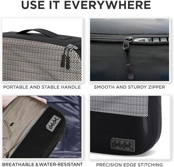 Small 5pc Packing Cubes for Travel - Image 2