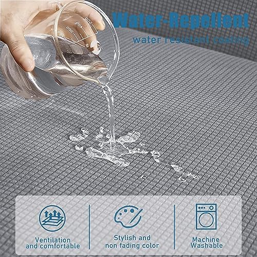 Water Repellent Sofa Cushion Slipcovers, Stretch Couch Cushion Covers, - Image 4