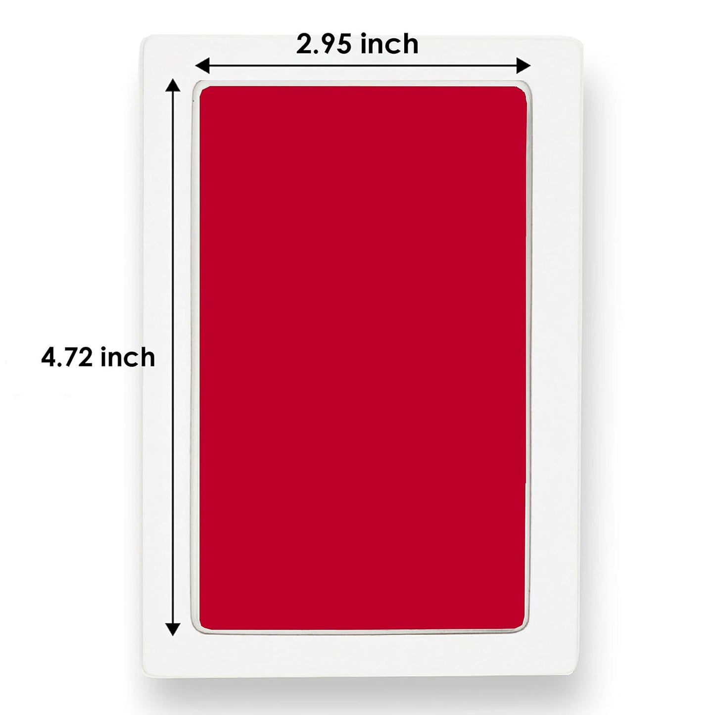 Large Clean Touch Ink Pad for Baby Handprints and Footprints – Inkless Infant Hand & Foot Stamp – Safe for Babies, Doesn’t Touch Skin – Perfect Family Memory or Gift, Red Print Kit by Tiny Gifts