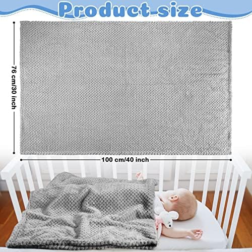 Reginary 4Pcs 30x40 Baby Blanket Fuzzy - Image 2