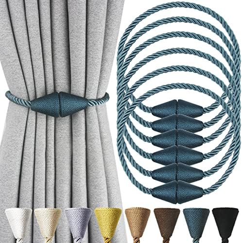 Magnetic Curtain Tiebacks Rope Decorative Holdbacks by CurtianTiebacks