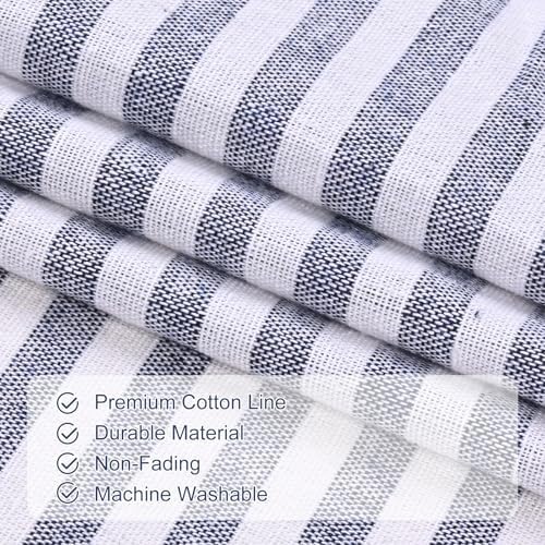 ASPMIZ Farmhouse Cotton Linen Swag Valances - Image 6