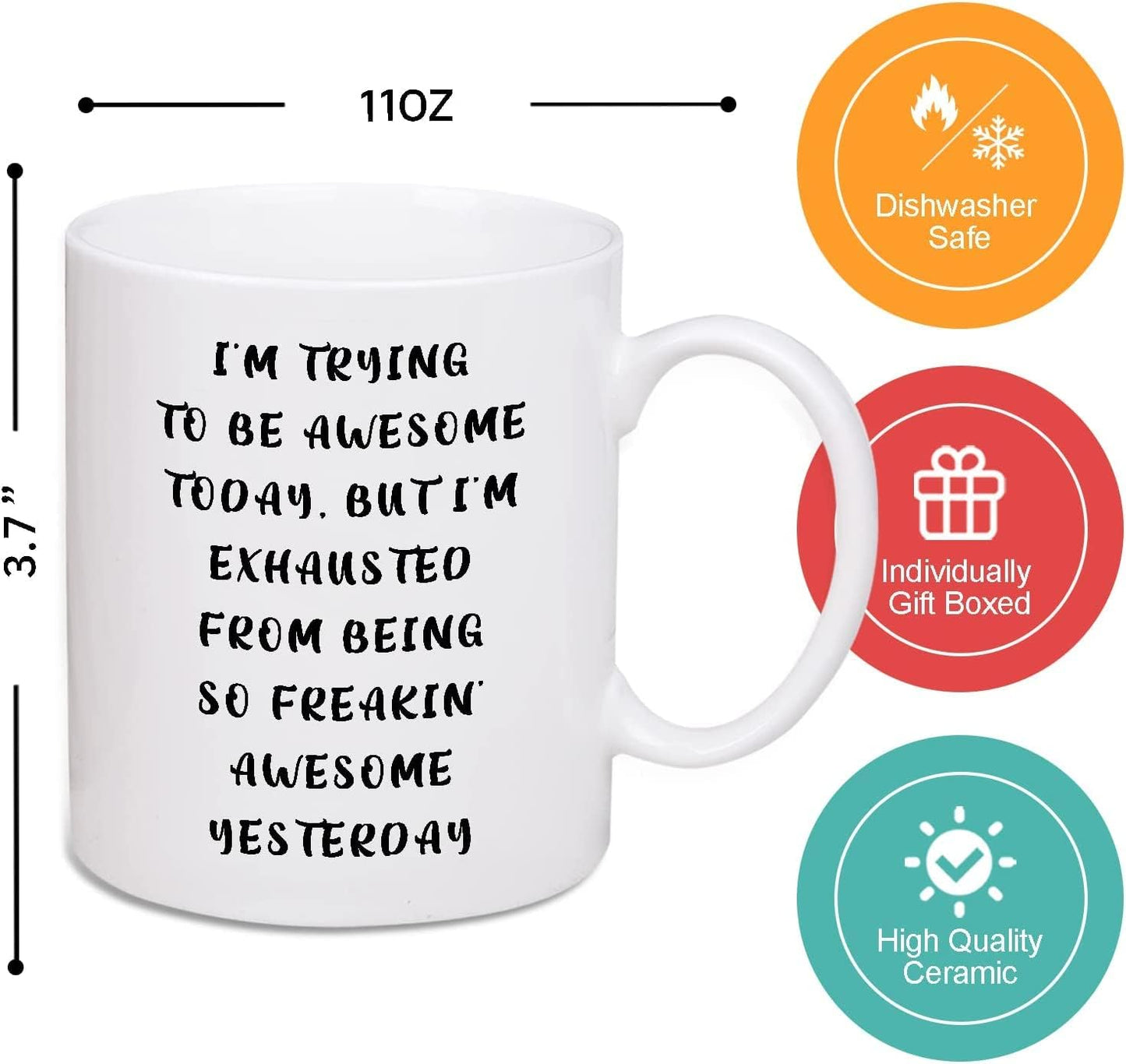 Custom Photo Coffee Mug with Your Picture and Text, Name - Personalized Gifts for Family, Girlfriend, Boyfriend, Best Friend, Birthday, Halloween, Christmas Gifts, Taza Personalizadas - 11oz White