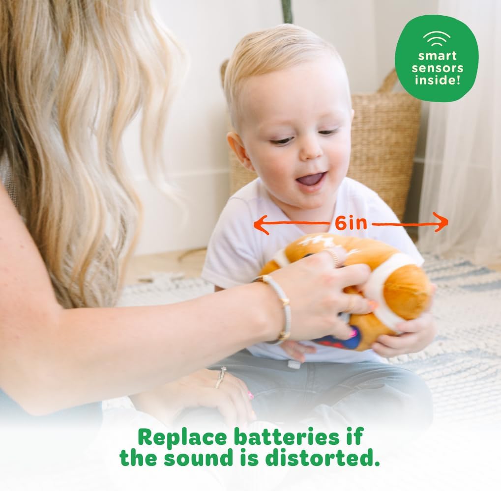 Move2Play, Hilariously Interactive Toy with Music & Sound Effects | Birthday Gift for Boy & Girl | Ball for Toddler & Baby | 6, 12, 18+ Months | 1, 2, 3+ Year Old