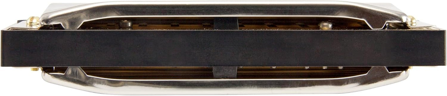 Hohner Special 20 Harmonica - Key of E Flat Bundle with Carrying Case, Pouch, Online Manual, and Austin Bazaar Polishing Cloth