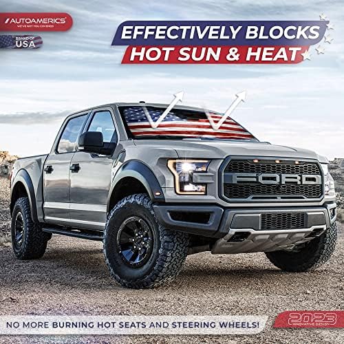 Autoamerics Truck Windshield Sun Shade - Image 3