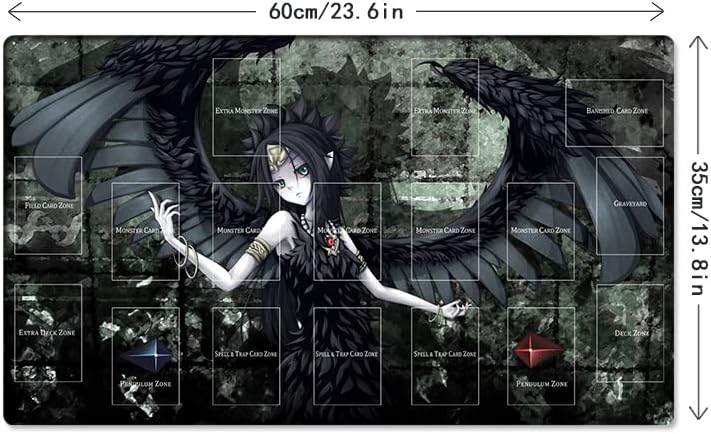 New Mlikemat Playmat Fabled Grimro TCG CCG OCG Trading Card Game Mat with Zones + Free Bag (ZD014-83-A)