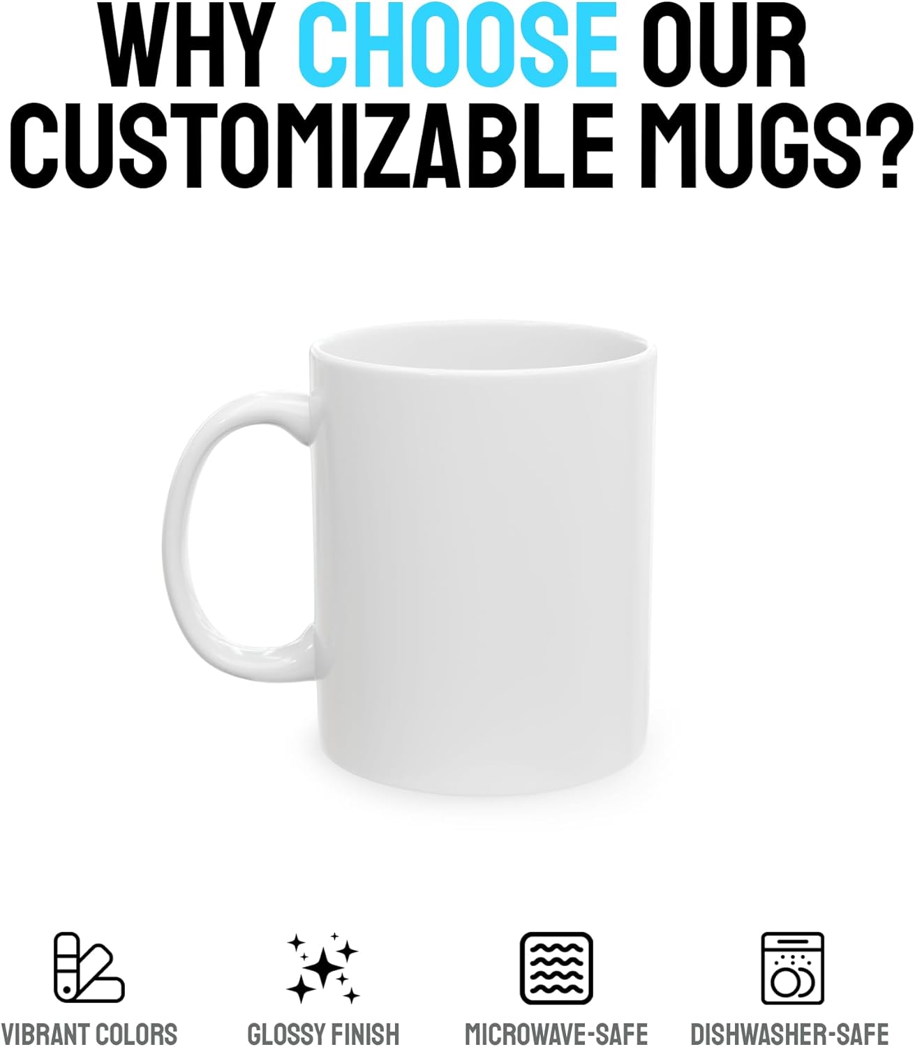 Personalized Coffee Mug – Custom Photo, Text, or Logo Ceramic Mug Tea Cup | Taza Personalizada with Picture or Message | Customized Gift Idea for Men & Women, Mom, Dad, Friends - White/Green | 11oz