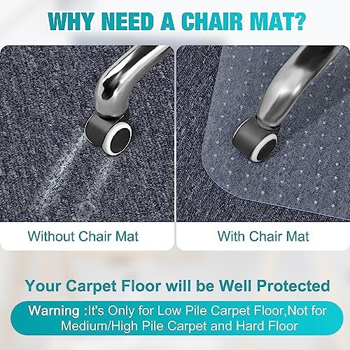 BesWin Office Chair Mat for Carpet - Image 2