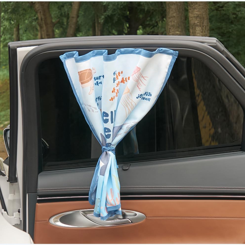 Magnetic Car Sun Shade Curtain for Side Window – Sun Blocker and UV Protector - Image 5