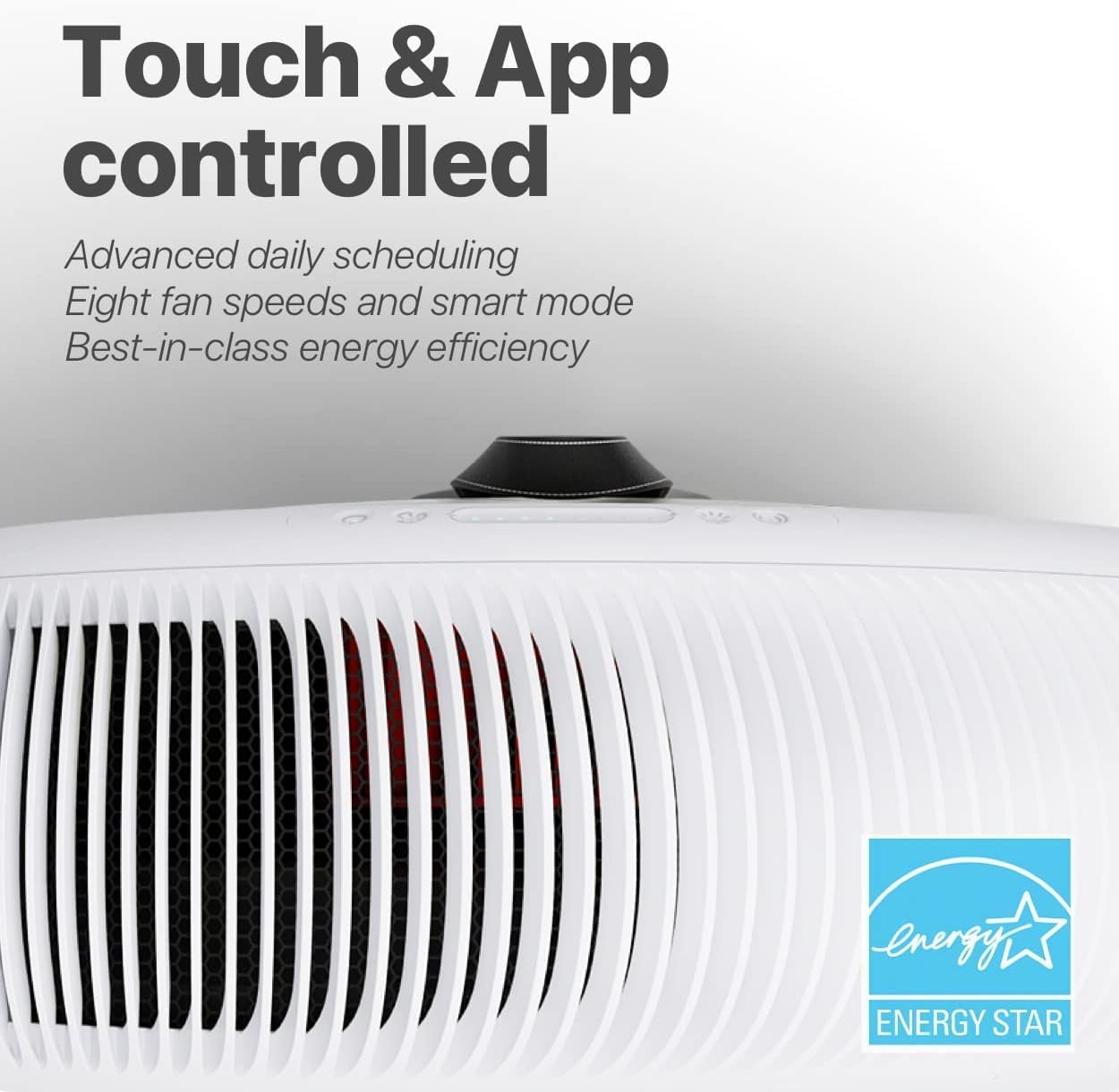 IQAir Atem X - 2-Pack - Smart Air Purifier for Large Room up to 3300 sq. ft., WiFi App Control, HyperHEPA Filters Viruses, Bacteria, Allergies, Asthma, Mold, Pets, Dust, Odor; Made in Germany