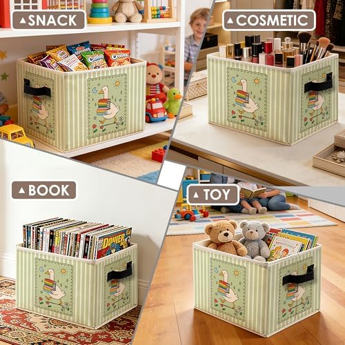 Trendy Goose Book Storage Bins - Image 3