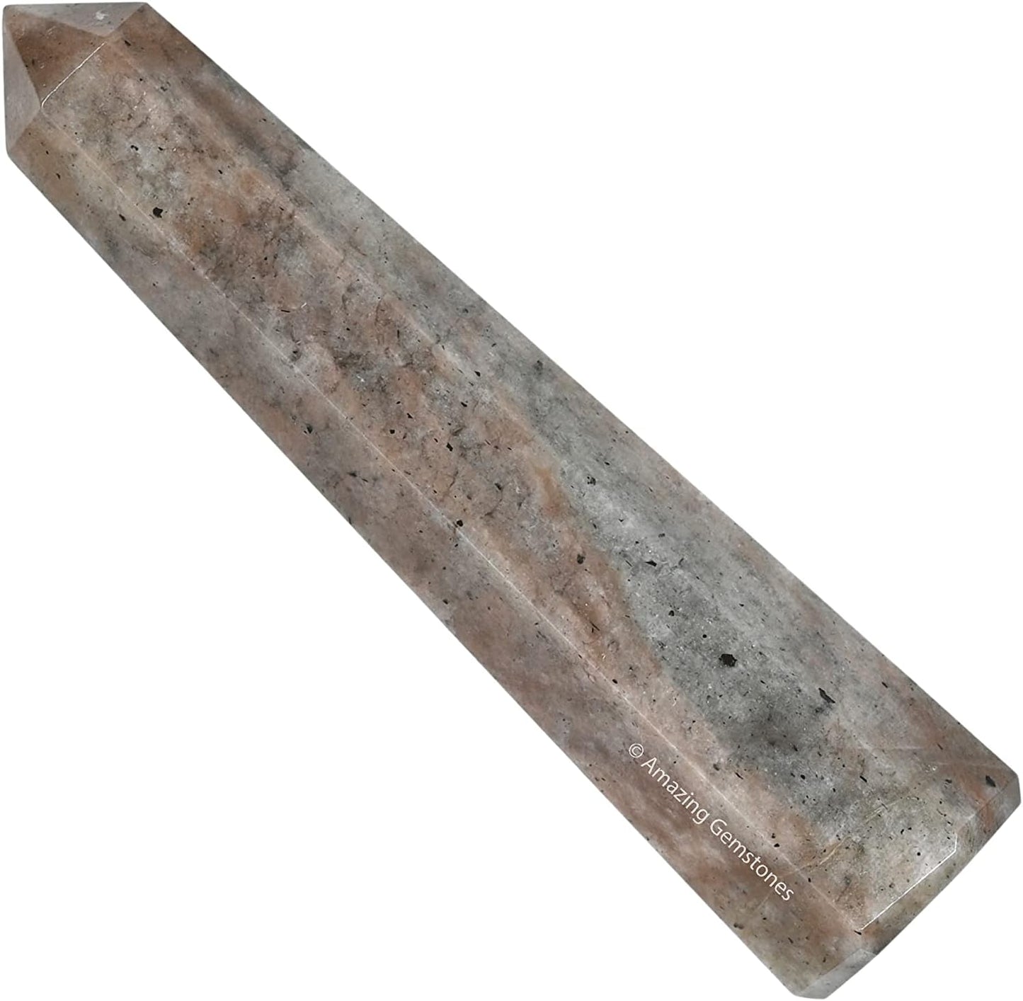 Amazing Gemstone Chrysoberyl Cats Eye Crystal Towers - Natural Healing Crystal Point Obelisk for Reiki Healing and Crystal Grid (3 Inch)