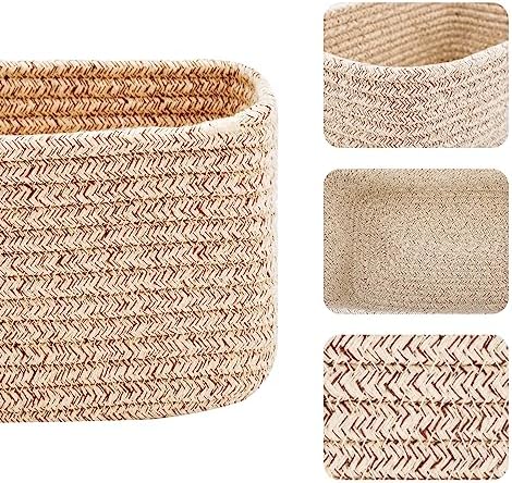 MiniArk Small Storage Baskets for Organizing | Closet Organizer Bins | Shelf - Image 3