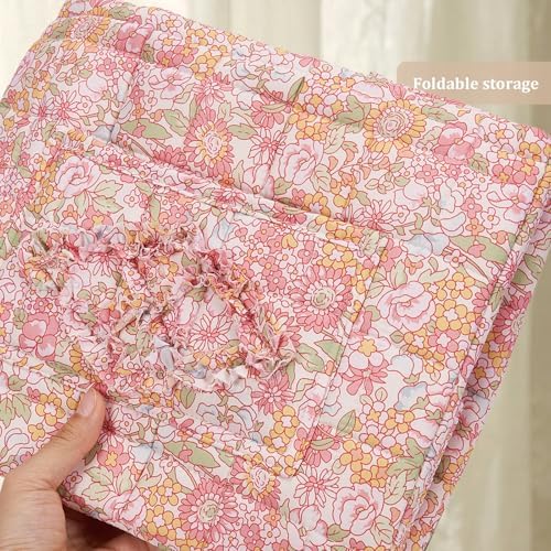 Floral Fabric Storage Basket Car Interior Storage Basket Underwear Sundries - Image 7