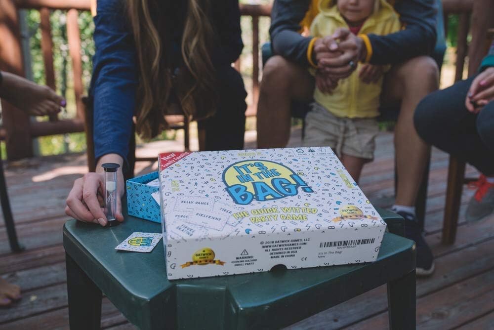 It’s in The Bag - Ultimate Family Game for Game Night, 3 Rounds of Wild Easy Fun! Best Board and Party Games for Adults, Groups, and Kids