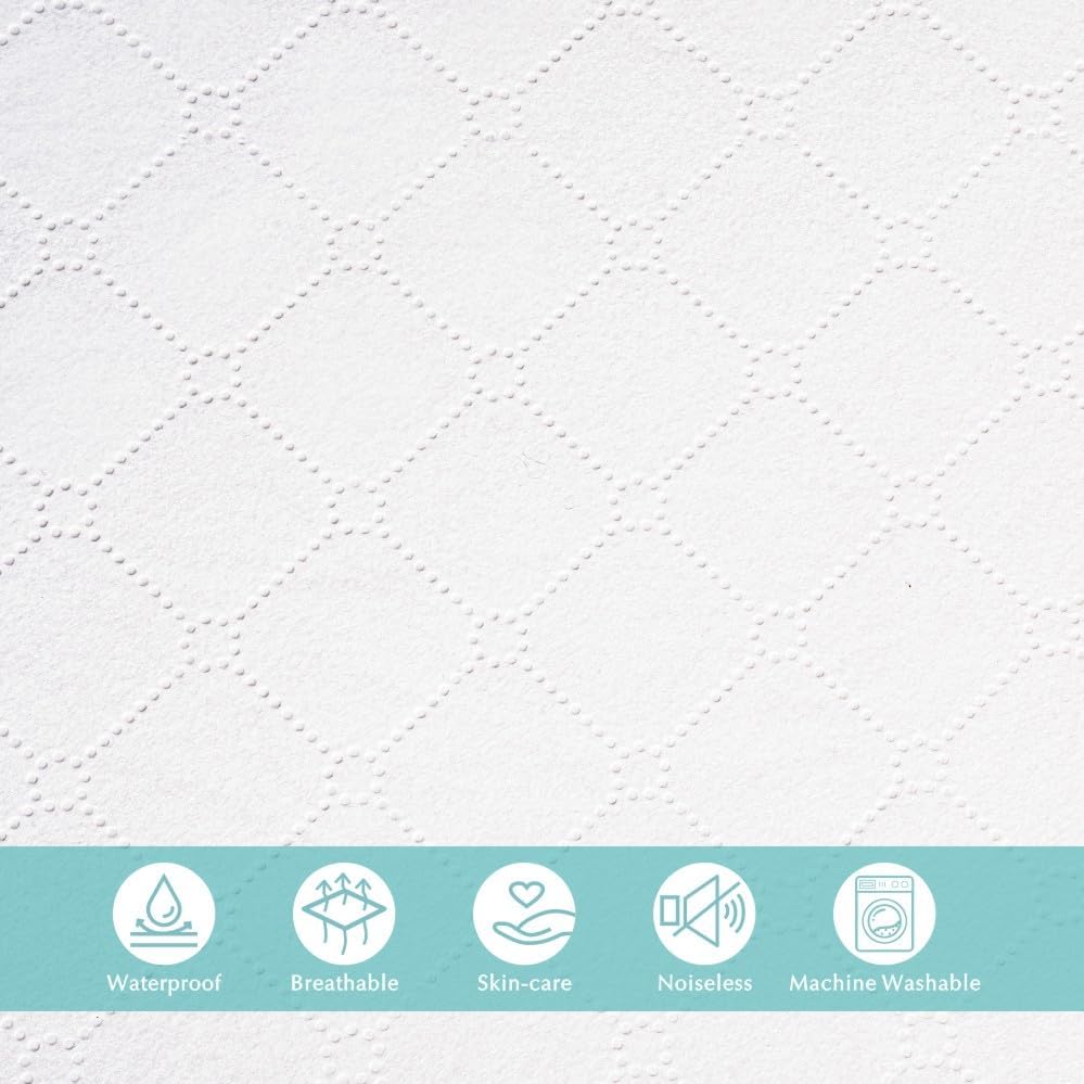 American Baby Company Waterproof Pack and Play Mattress Protector 39" x 27" - Image 4