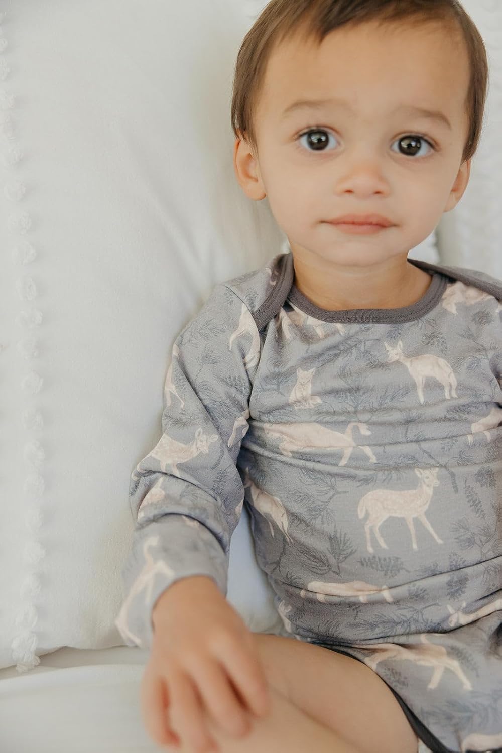 Copper Pearl Long Sleeve Bodysuit Baby: Ultra Soft Baby for Newborns, Boys, and Girls - Stylish, Comfortable, Overlap Shoulders, Premium Knit Fabric - 18-24 Months, Timber