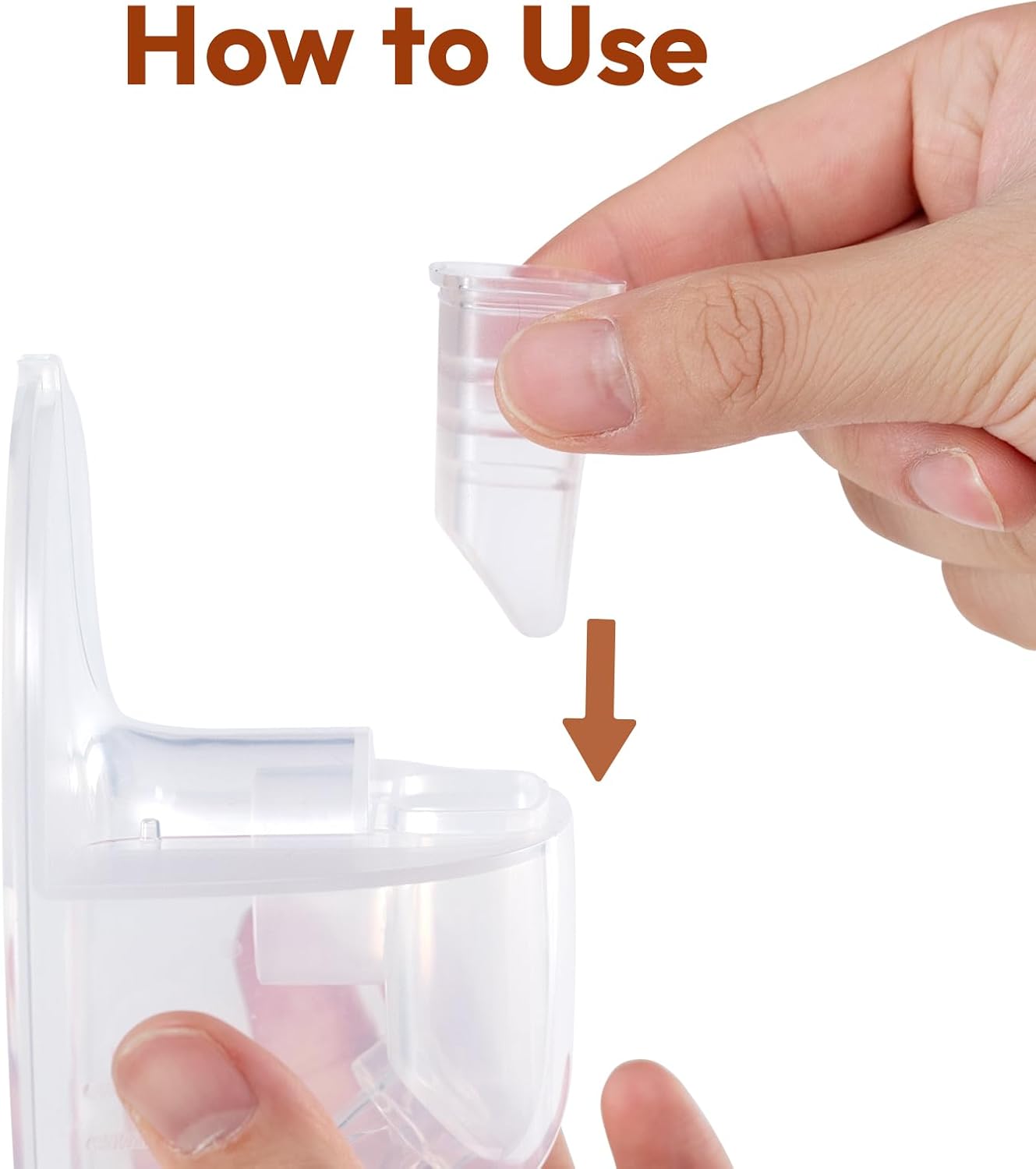 NCVI Replacement Diaphragm Compatible with Hands Free Breast Pump 8111, Original Wearable Breastfeeding Pump Accessories, BPA Free, 2 PC