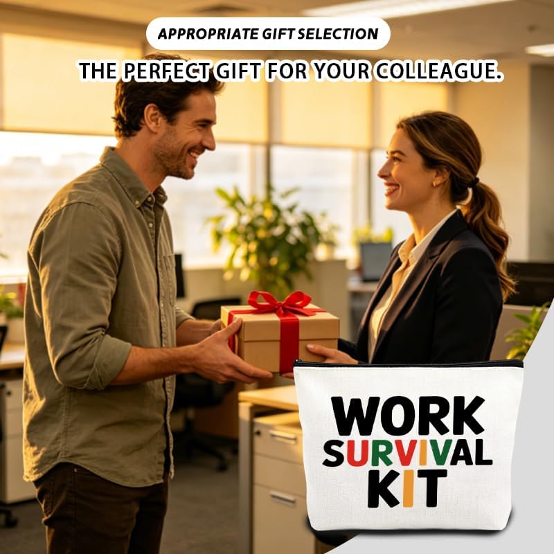 Funny Work Survival Kit Zipper Bag - Image 3