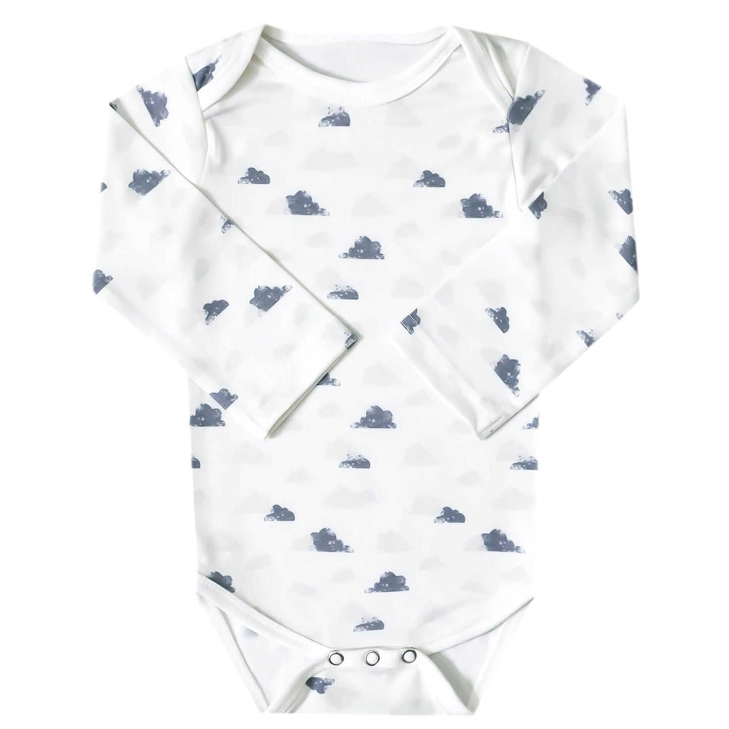 Copper Pearl Long Sleeve Bodysuit Baby: Ultra Soft Baby for Newborns, Boys, and Girls - Stylish, Comfortable, Overlap Shoulders, Premium Knit Fabric - 6-12 Months, Dream