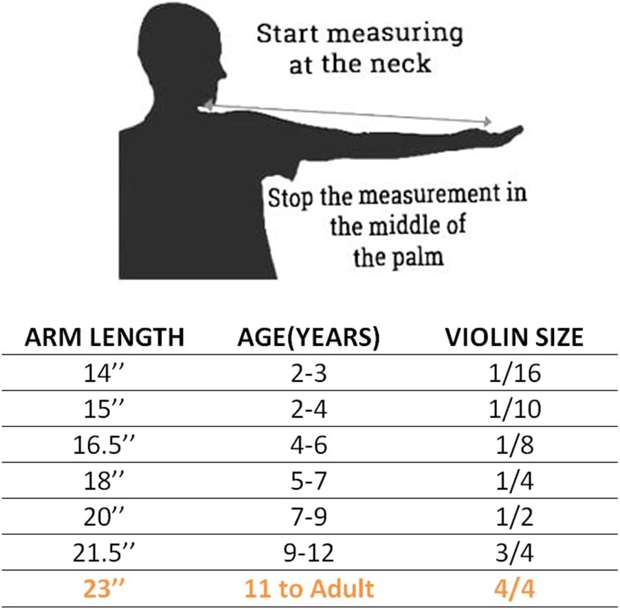 Paititi 4/4 Full Size Artist-100 Student Violin Starter Kit with Brazilwood Bow Lightweight Case, Shoulder Rest, Extra Strings and Rosin