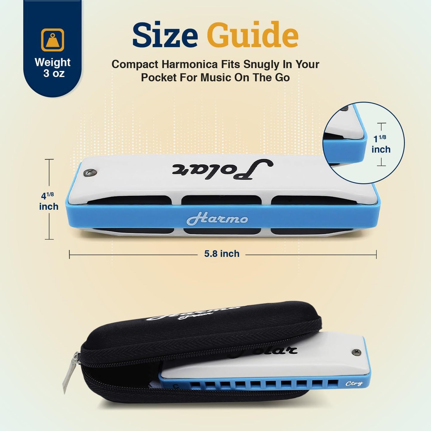 Harmo Polar Super Country harmonica - A