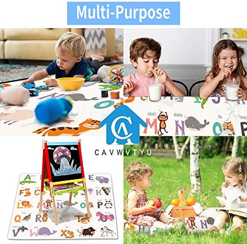 High Chair Splat Mat 51 Inch Waterproof Floor Protector - Image 4