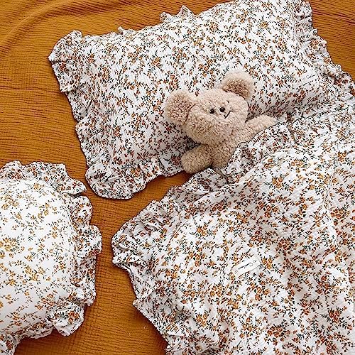 BuLuTu Shabby Chic Hibiscus Floral Pillowcase Standard Size - Image 6