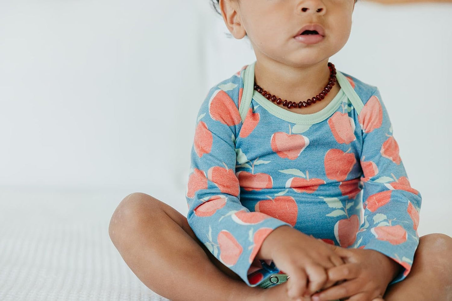 Copper Pearl Long Sleeve Bodysuit Baby: Ultra Soft Baby for Newborns, Boys, and Girls - Stylish, Comfortable, Overlap Shoulders, Premium Knit Fabric - Newborn, Teacher