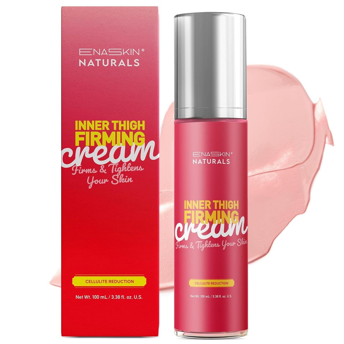 Enaskin Naturals Cellulite Remover for Legs & Anti Cellulite Cream - Skin Firming and Tightening Lotion for Inner Thigh ,Booty, Stomach & Belly, Body Firming Cream for Loose Skin, 100 ML