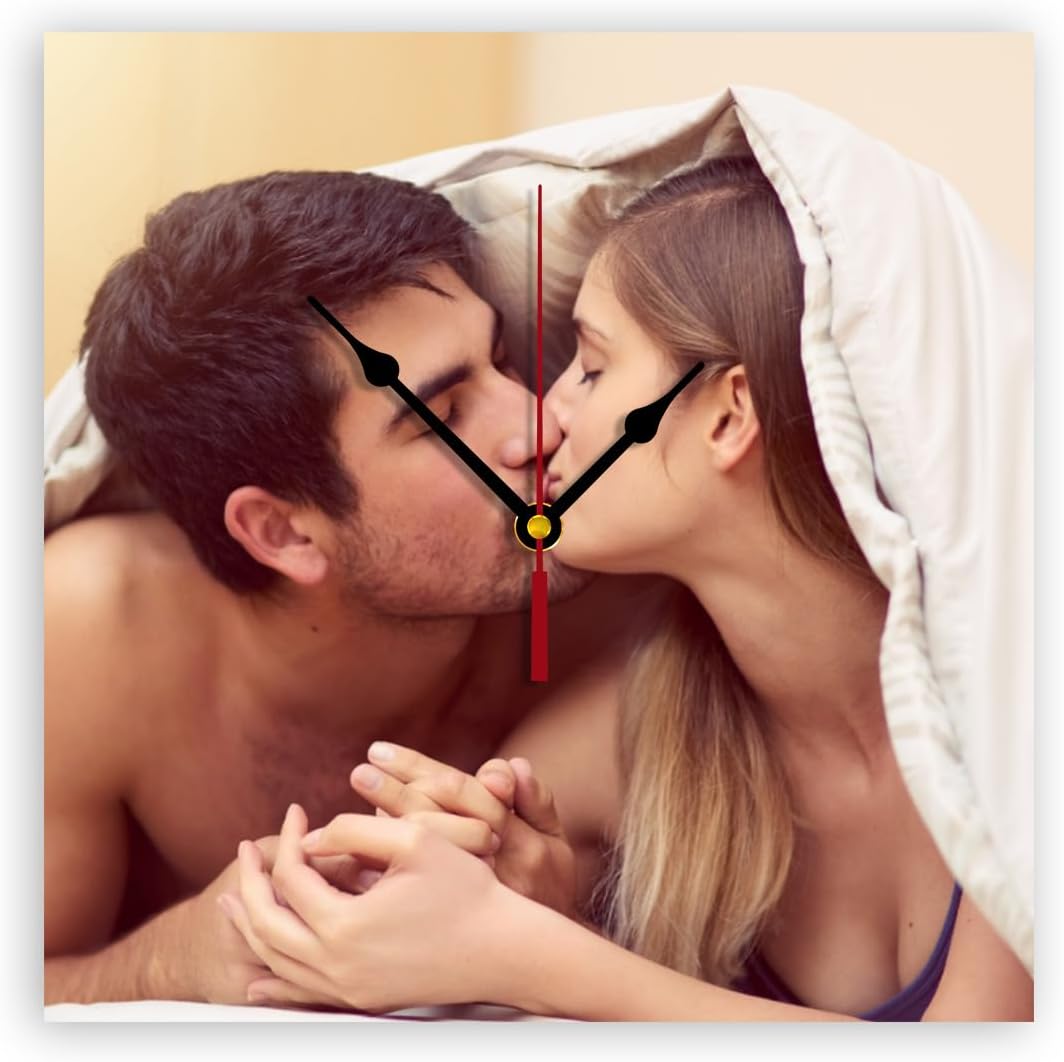 Generic Custom Clocks for Walls Personalized Clocks with Photo Text Logo That PVC Customized Round Silent Clock for Living Room Creative, 12inch-30cm