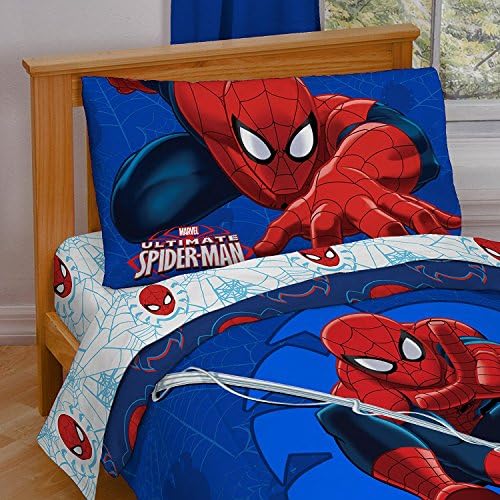 Marvel Spiderman 'Regulator' Toddler 4 Piece Bed Set - Image 3