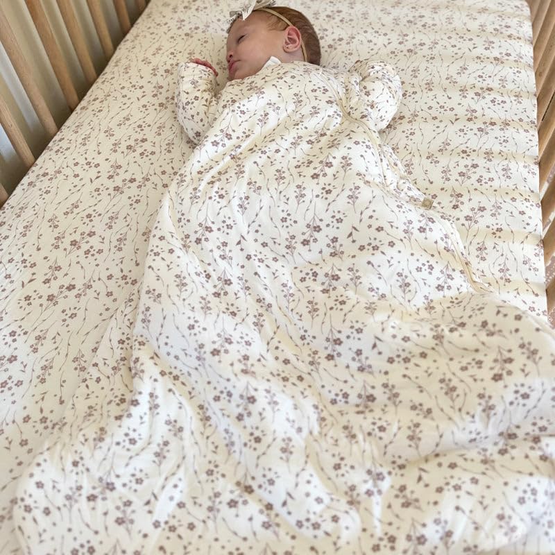 GUNAMUNA Unisex Long-Sleeve Sleep Sack, Wearable Sleep Bag for Babies and Toddlers, Soft Rayon, 1.0 TOG, 3 to 36 Months