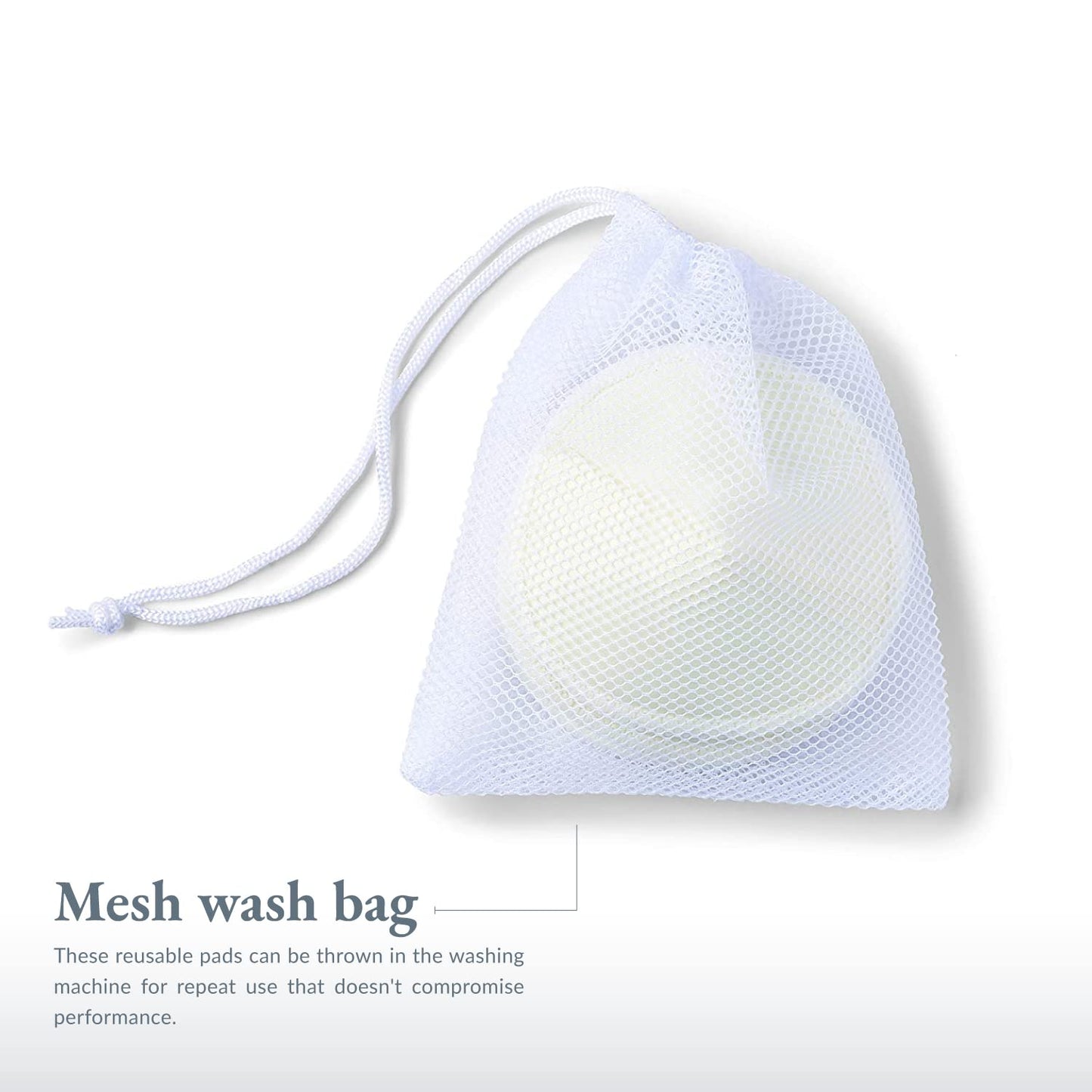 Ameda Washable Nursing Pads | 4 Pairs (8 Count) | Organic Bamboo Nursing Pads | Breastfeeding Supplies | Reusable Breast Pads for Leaking Milk | Breastfeeding Pads | Includes Mesh Laundry Bag