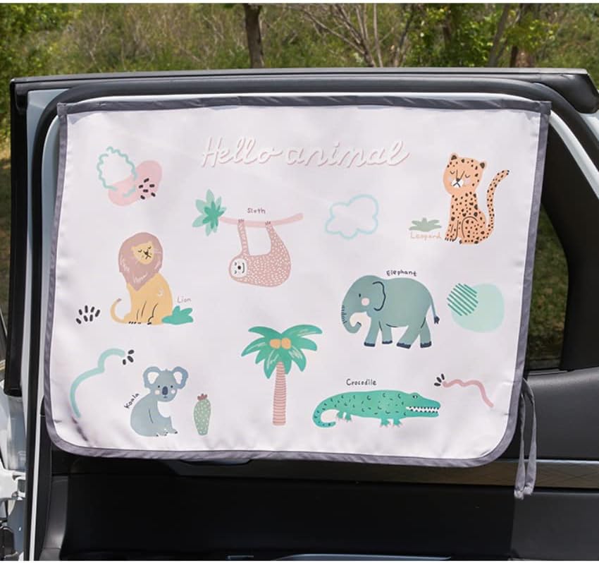Magnetic Car Sun Shade Curtain for Side Window – Sun Blocker and UV Protector - Image 3