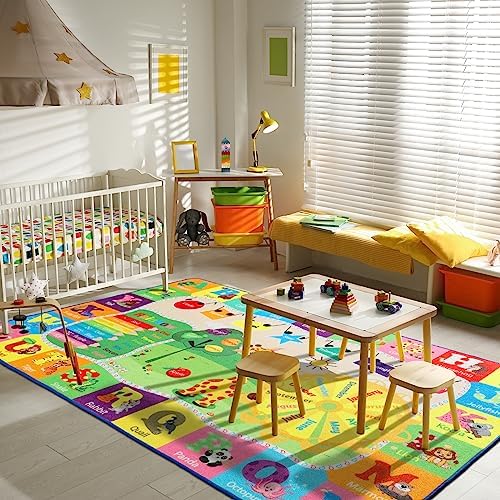 BENRON 4x6 Kids Rug for Playroom Classroom, Fun Play Mat - Image 3