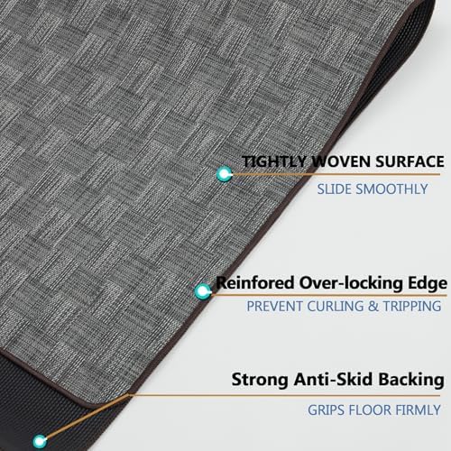 Chair Mat for Hardwood & Tile Floor, Anti Slip, Floor Protector for Home Office - Image 3