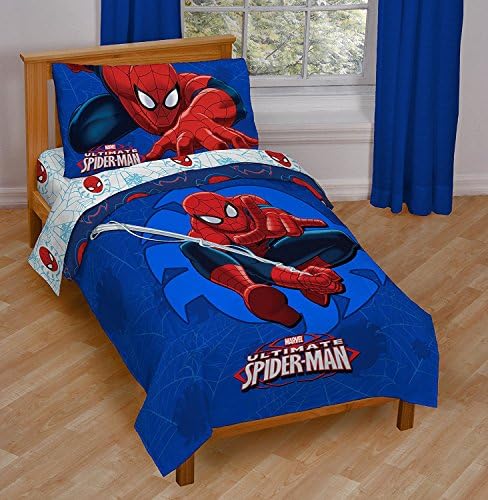 Marvel Spiderman 'Regulator' Toddler 4 Piece Bed Set - Image 2