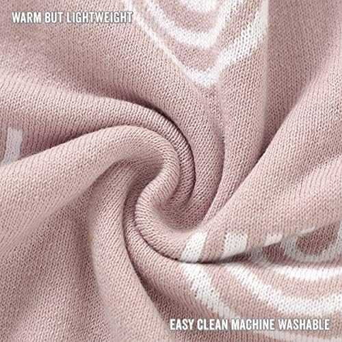 Knit Baby Swaddle Blanket for Girls - Image 5