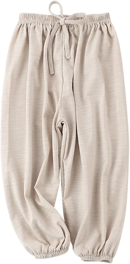 PAUBOLI Baby Long Bloomers Soft Cotton Harem Pants for Boys Girls 12M-7T