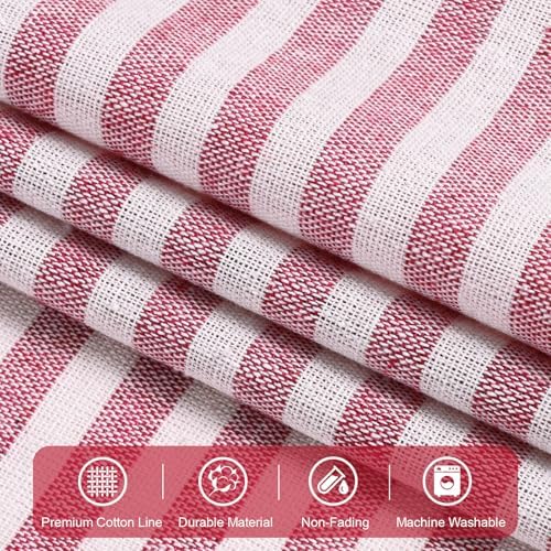 ASPMIZ Boho Linen Kitchen Curtains 36 Inch Length, Farmhouse Kitchen Window - Image 6