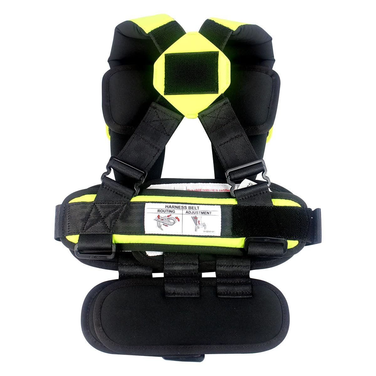 Large Yellow, Lightweight, Compact, Portable Car Seat - Perfect for Travel and Everyday Child Safety