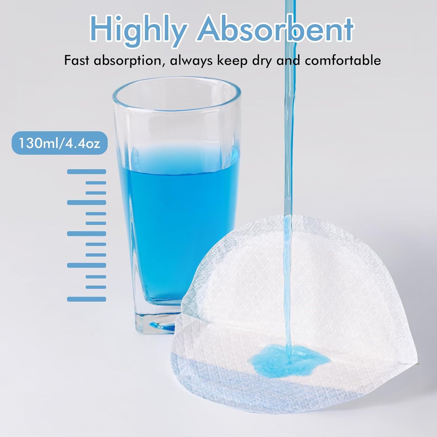 NCVI Super Absorbent Disposable Nursing Pads 180 Count, Stay Dry Breast Pads for Leaking Milk, Soft and Breathable, Leakproof Nipple Pads Individually Wrapped, Breastfeeding Essentials for Moms