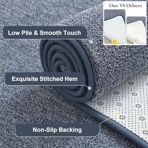 Keeko 4x6 Area Rugs for Living Room, Soft Washable Memory Foam Bedroom Rug - Image 2