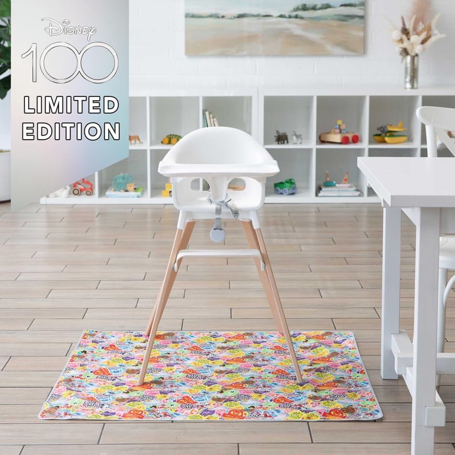 Bumkins Disney Baby Splat Mat for Under High Chair, Babies Toddlers Eating Mess - Image 2