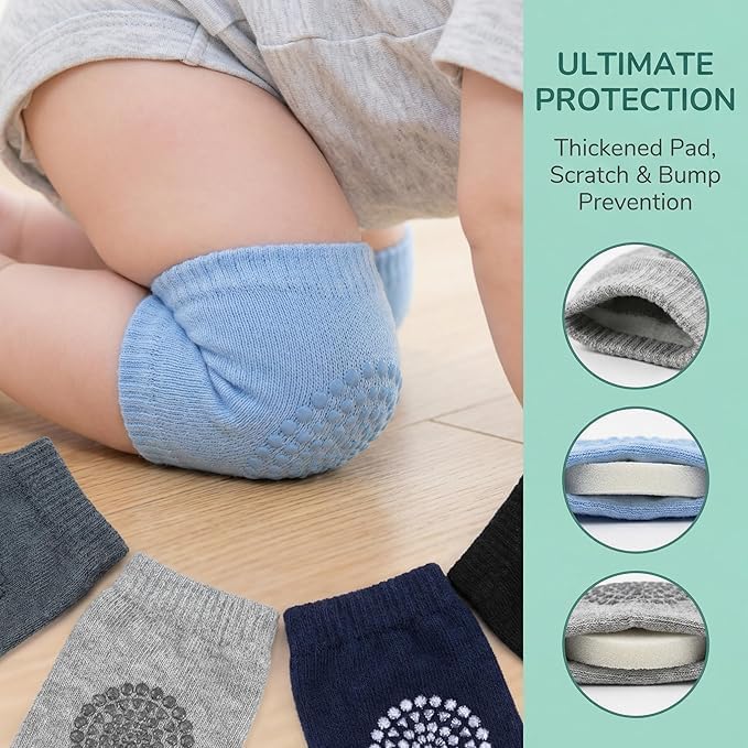 Little World Baby Knee Pads for Crawling Baby Knee Protectors - Image 4