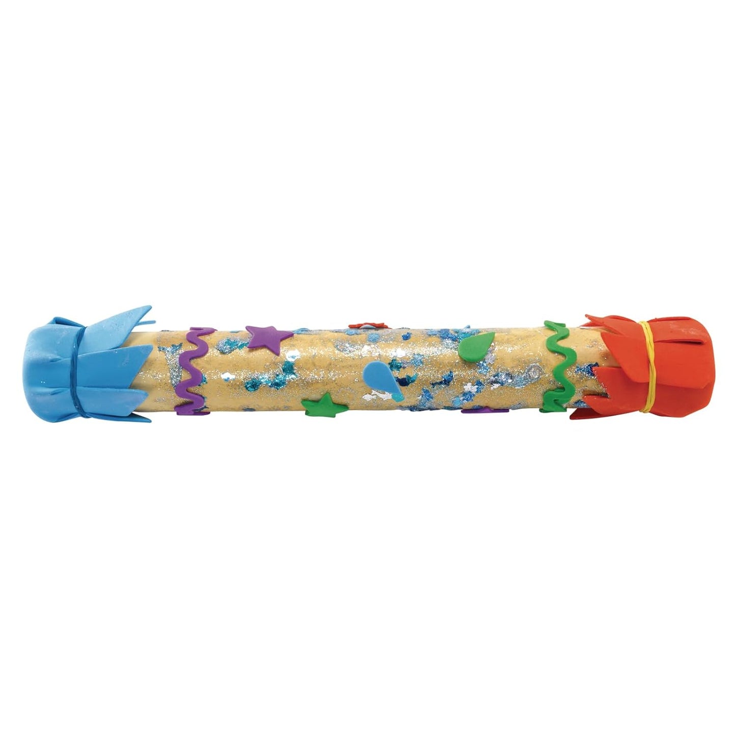 Colorations - RAINKIT DIY Rainstick Kit for Kids, Set of 12, EVA Foam and Cardboard, Native American, Craft Kit, Self-Adhesive, Toys for Kids, Early Learning, Multi-Cultural, Social Sensitivity